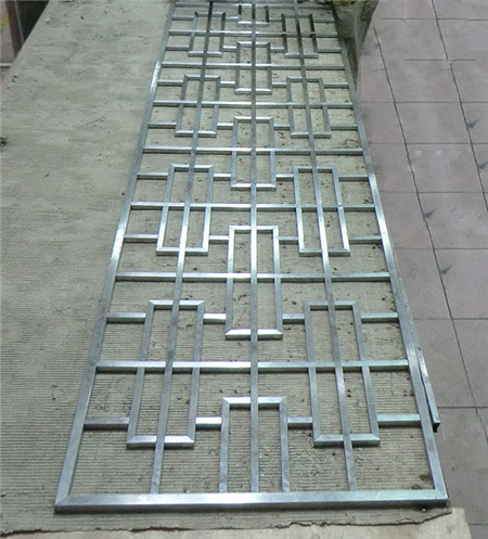 Stainless steel natural color brushed screen