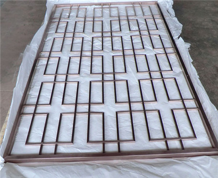 Stainless steel Chinese screen