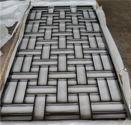 Stainless steel black titanium screen