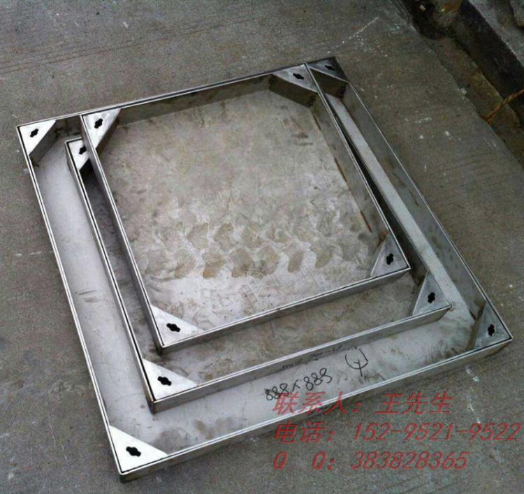 Stainless steel square well cover