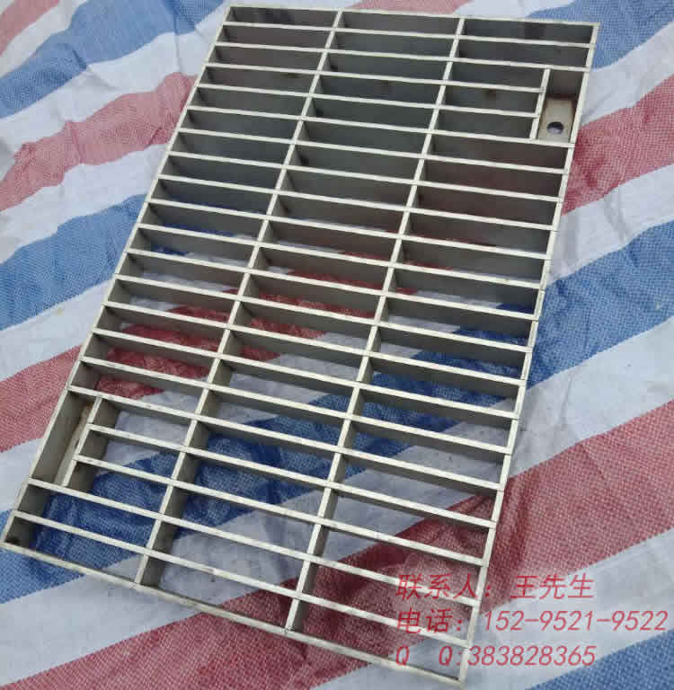 Stainless steel grating cover plate of drainage ditch