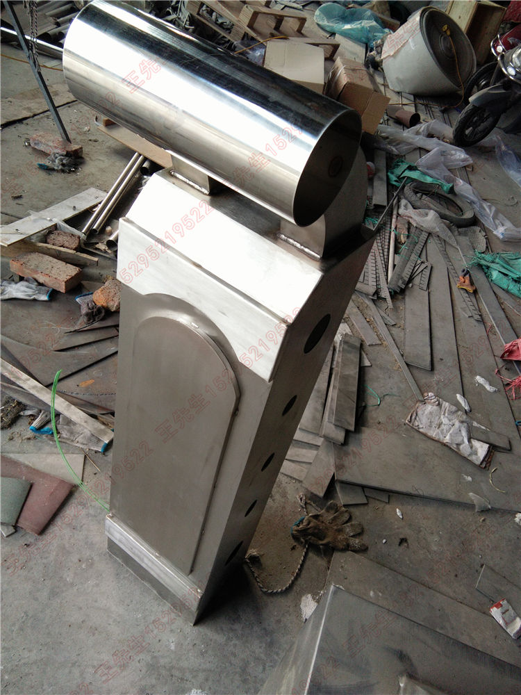 Stainless steel bridge light box large column station post