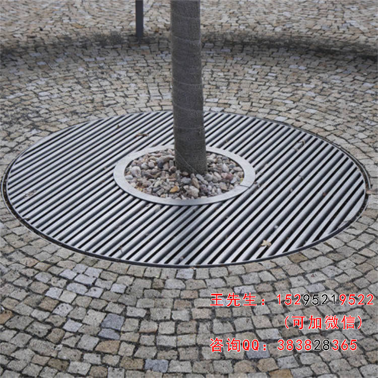 Stainless steel laser overall cutting of tree pool cover plate and tree grate