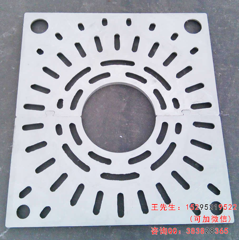 Stainless steel grating cover plate