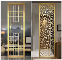 Stainless steel titanium modern screen